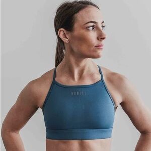 NWT NOBULL High Neck Teal Sports Bra